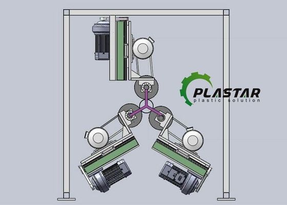 Automatische PVC-Rohr-Nutmaschine für 3 20 Zoll UPVC PVC-Rohr
