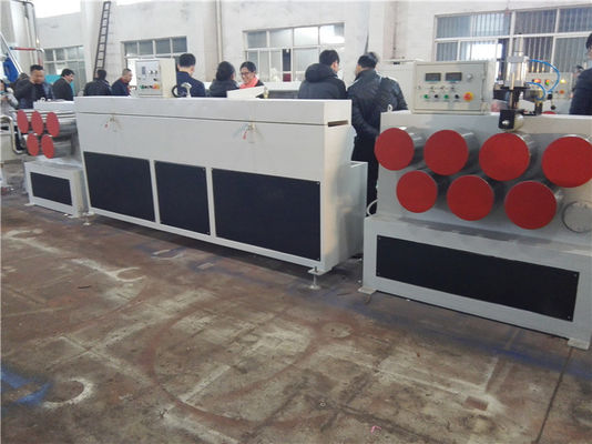 2 IN 1 Schlauch-Extruder Plastik-HAUSTIER, das Band-Verdrängungsproduktions-Maschine gurtet